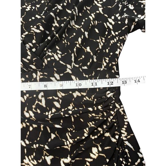 Lauren Ralph Lauren Crossover V-Neck Half Sleeve Dress Women Size 2 Petite - Picture 11 of 13